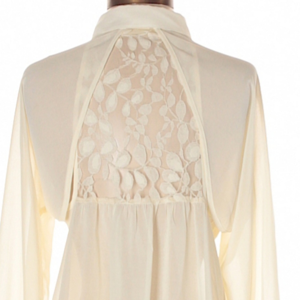 Patterson Blouse High-Low Lace Back XS - Picture 5 of 5
